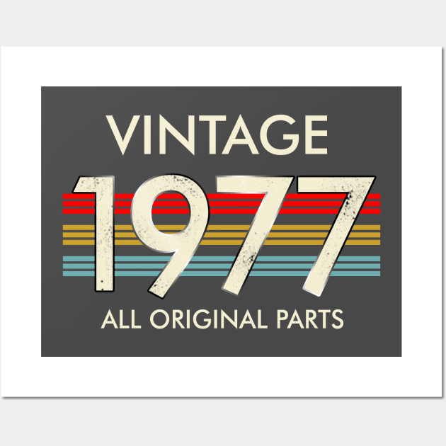 Vintage 1977 All Original Parts Wall Art by louismcfarland